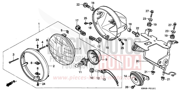PROJECTEUR (2) de CB Two Fifty TASMANIA GREEN ME (G142) de 1999